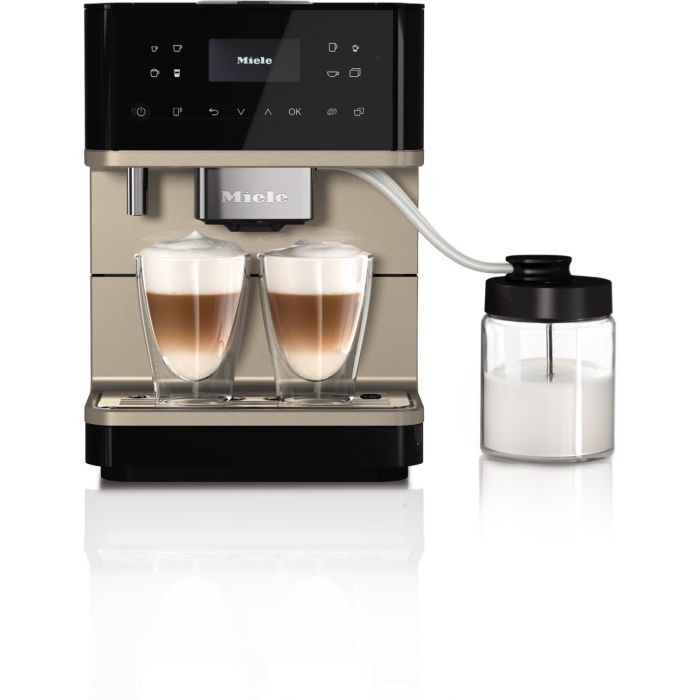 6360 Stand-Kaffeevollautomat CleanSteelMetallic CM Miele MilkPerfection